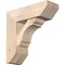 Ekena Millwork Olympic Slat Smooth Bracket w/ Offset Brace, Douglas Fir, 7 1/2"W x 22"D x 22"H BKT0806X22X22OLY06SDF - alternate 1